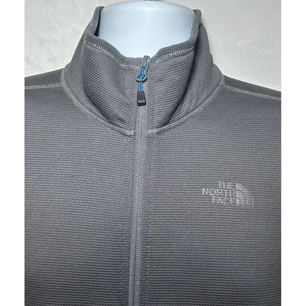 The North Face Men's Medium Full Zip Millerton‎ Gray/ Black Jacket